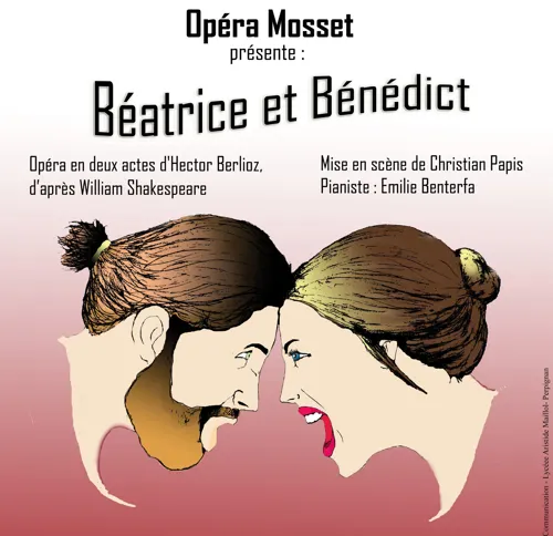 Affiche de Béatrice et Bénédict d'Hector Berlioz