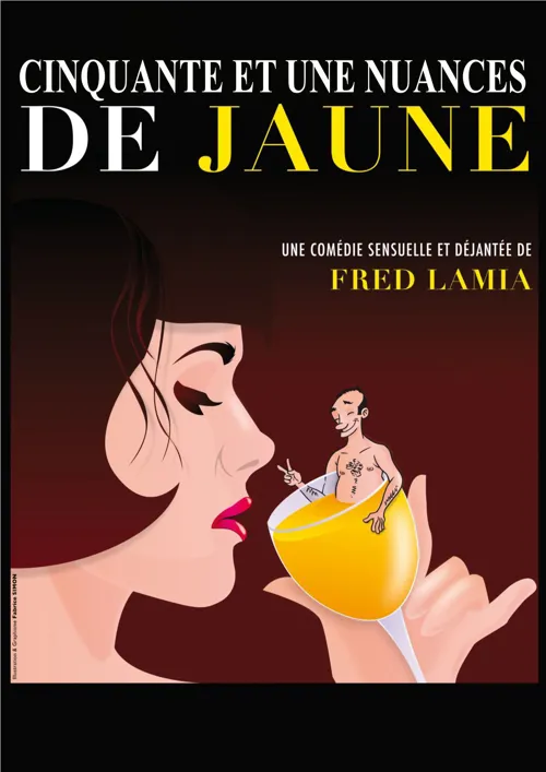 Affiche de 51 nuances de jaune