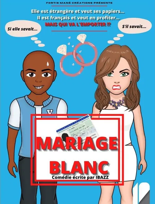 Affiche de Mariage blanc
