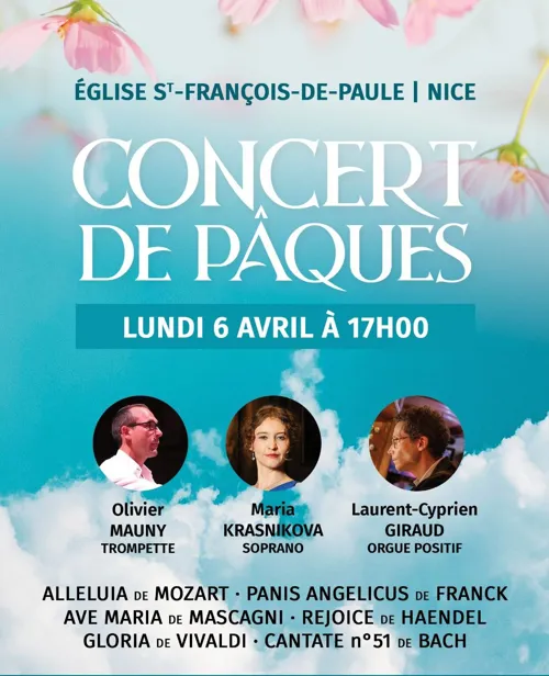 Affiche de Concert de pâques