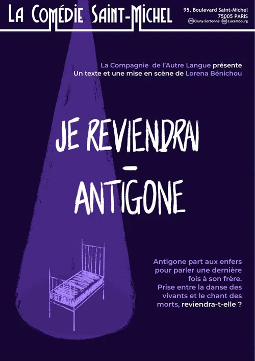 Affiche de Je reviendrai - Antigone