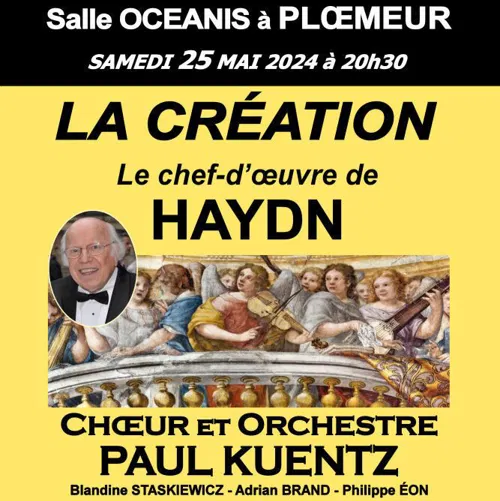 Affiche de Haydn : La Création | par le Choeur et orchestre Paul Kuentz