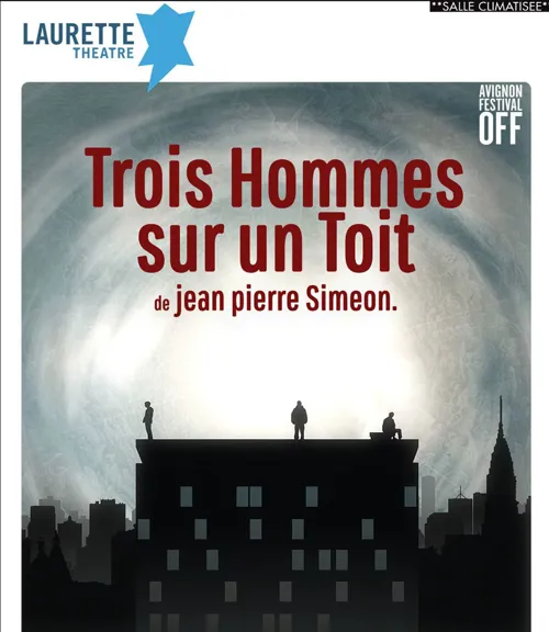 Affiche de Trois Hommes sur un toit