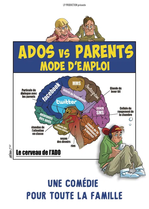 Affiche de Ados vs parents : mode d'emploi