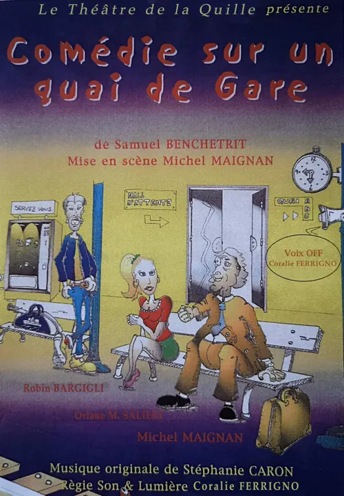 Affiche de Comédie sur un quai de Gare
