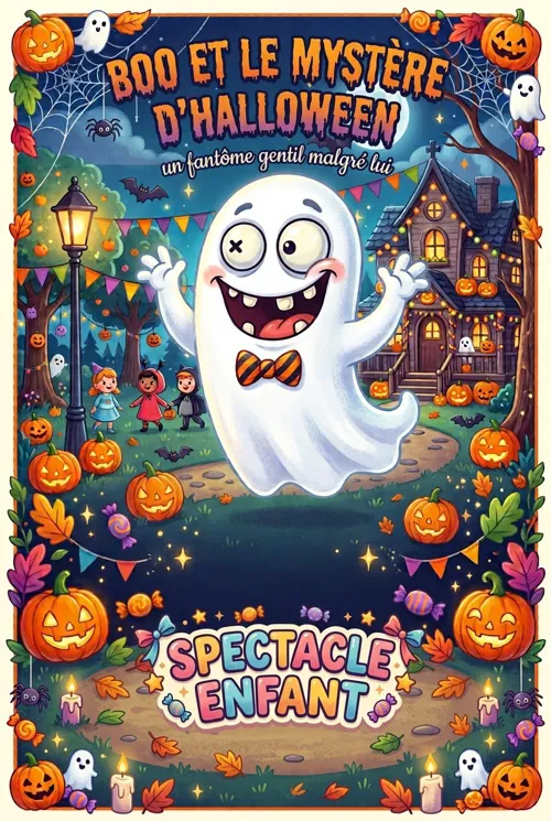Affiche de Boo et le mystère d'Halloween