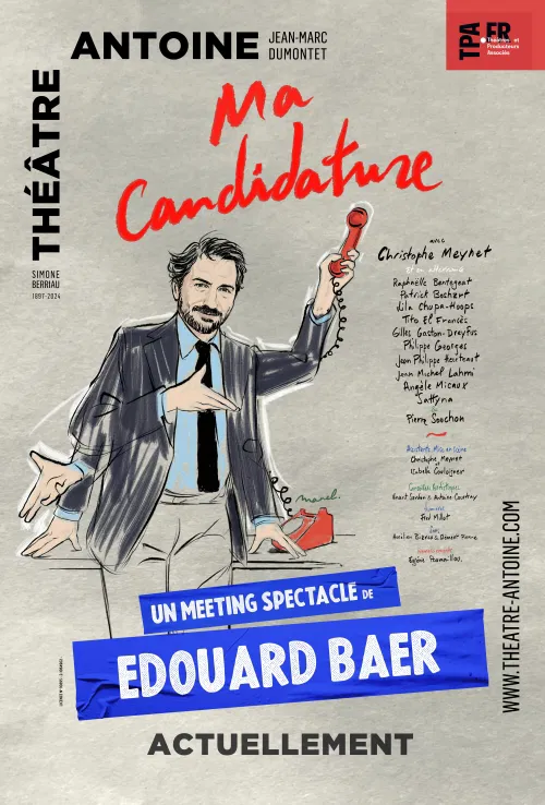 Affiche de Edouard Baer dans Ma candidature