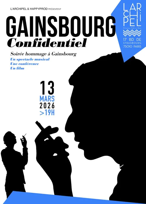 Affiche de Soirée Gainsbourg