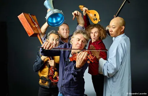 Affiche de Didier Lockwood, Les Violons Barbares et Guo Gan