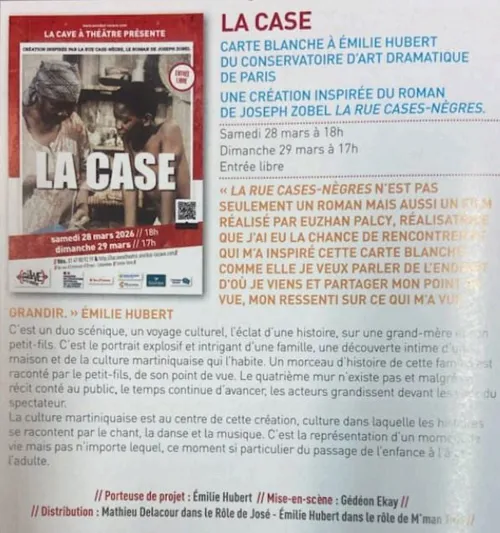 Affiche de La rue case nègre