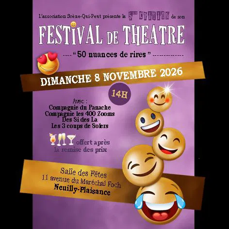 Affiche de Festival de Théâtre - 5ème édition