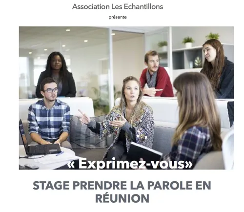 Affiche de Stage 2h : Prendre la parole en réunion