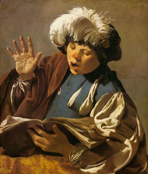 Affiche de Belle voci ou de l'influence italienne au style allemand
