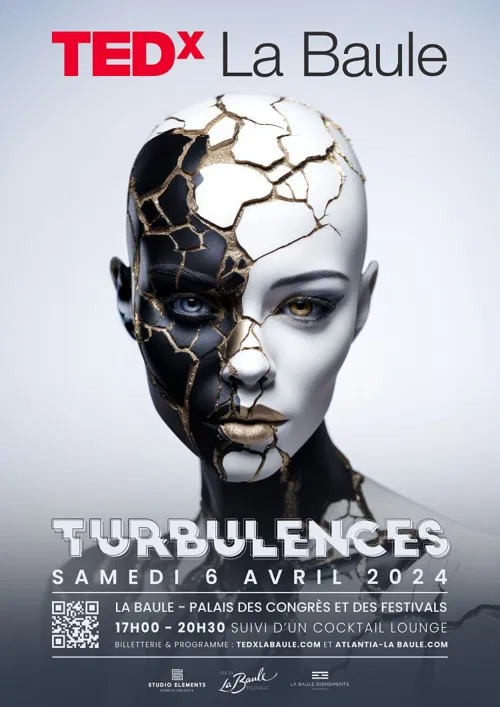 Affiche de TEDx La Baule : Turbulences