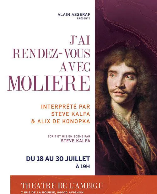 Affiche de J'ai rendez-vous avec Molière