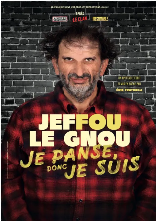 Affiche de Jeffou le Gnou dans Je panse donc je suis