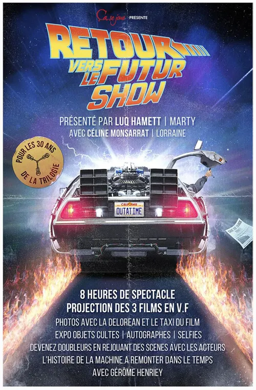 Affiche de Retour vers le Futur Show