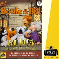 Affiche de Boule & Bill dans Cubi Poter, le sortilège du poulailler
