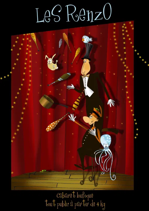 Affiche de Les Renzo dans Cabaret Loufoque