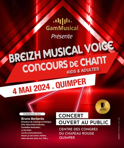 Affiche de Breizh Musical Voice | Concours de chant