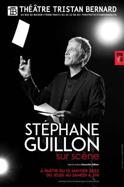 Affiche de Stéphane Guillon dans Sur scène