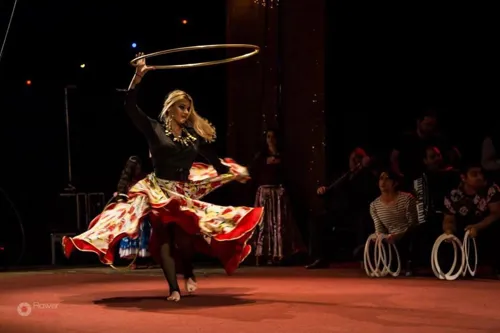 Rosa hola hoop