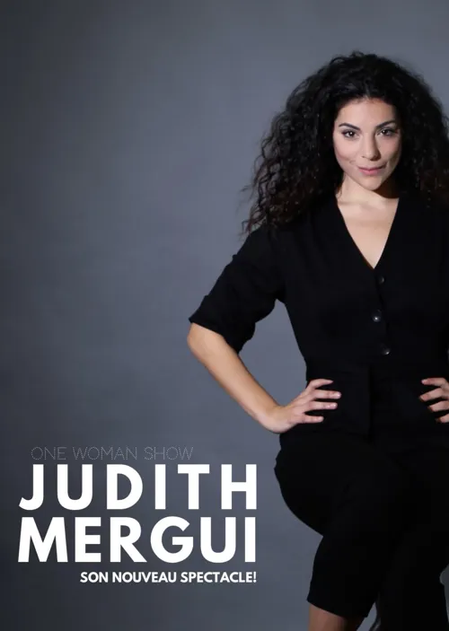 Affiche de Judith Mergui dans son nouveau spectacle