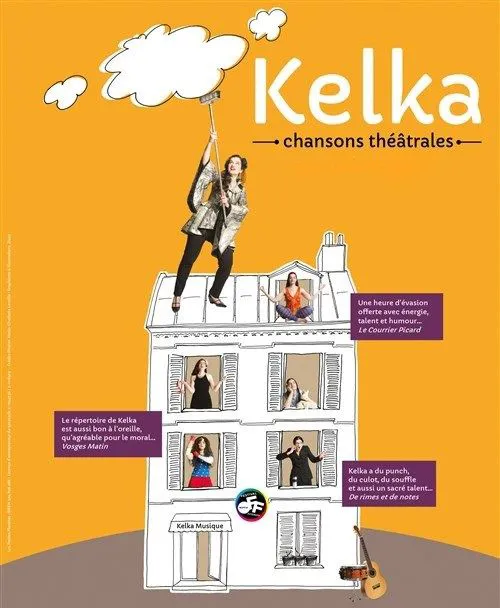 Affiche de Kelka, chansons théâtrales