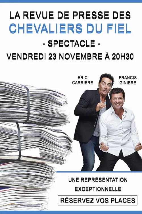 Affiche de Les Chevaliers du Fiel dans La revue de presse des Chevaliers du Fiel
