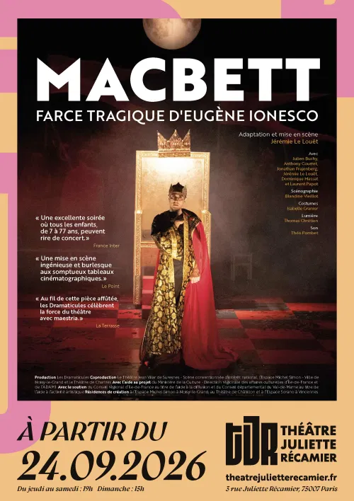 Affiche de Macbett, farce tragique d'Eugène Ionesco