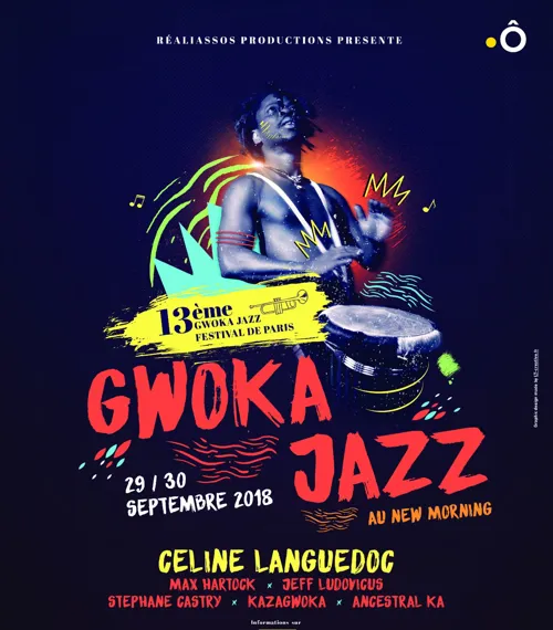 Affiche de Gwokajazz festival de Paris