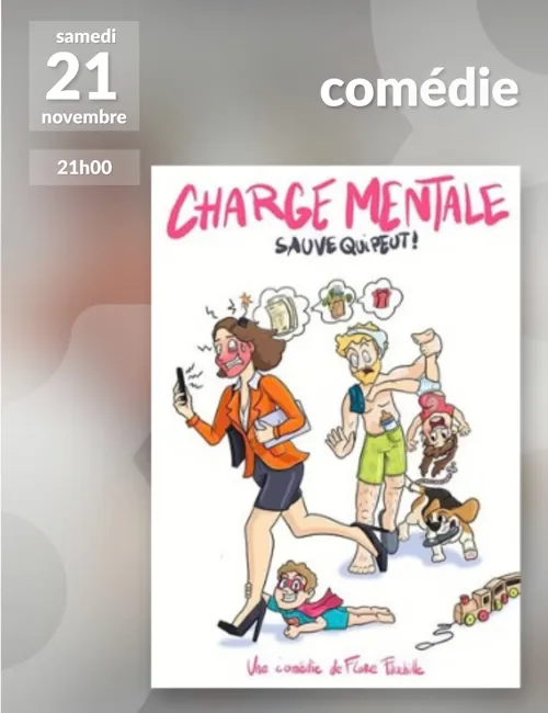 Affiche de Charge mentale, sauve qui peut !