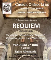Concert ensemble vocal féminin opéra lyre - 