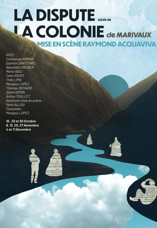 Affiche de La dispute suivie de La colonie
