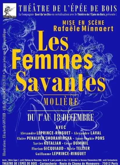 Affiche de Les Femmes savantes