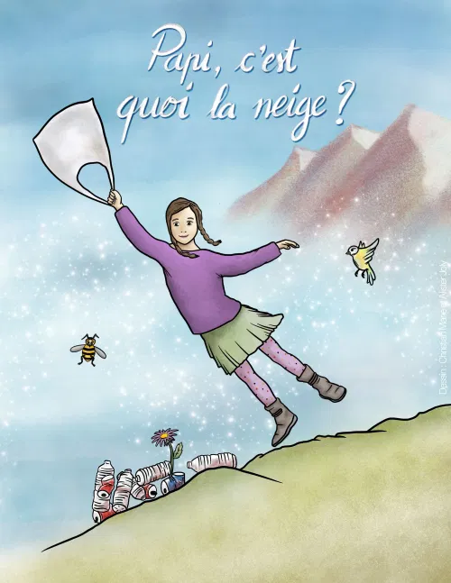 Affiche de Papi, c'est quoi la neige ?