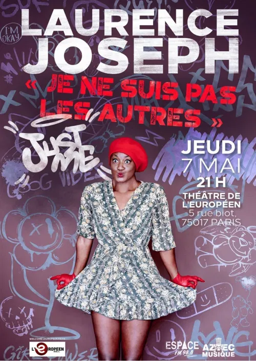 Affiche de Laurence Joseph dans Je ne suis pas les autres, just me