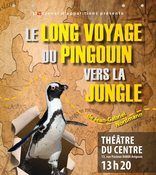 Affiche de Le long voyage du pingouin vers la jungle