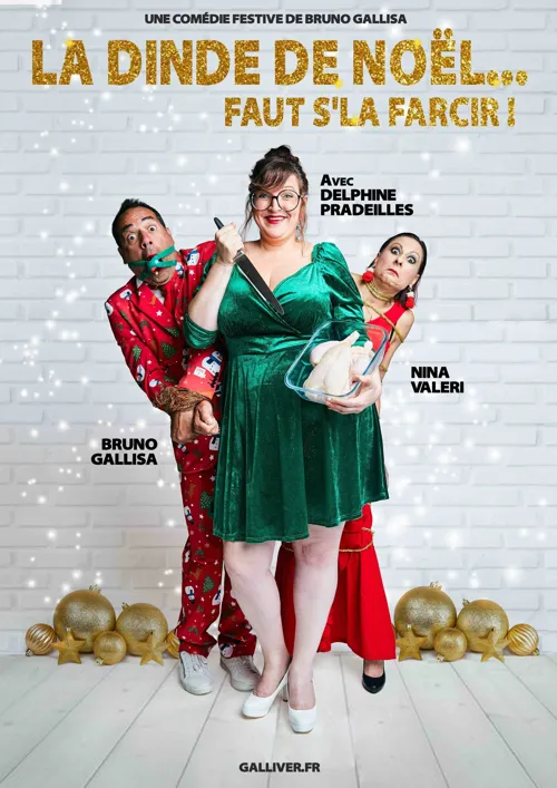Affiche de La dinde de Noël... il faut se la farcir !