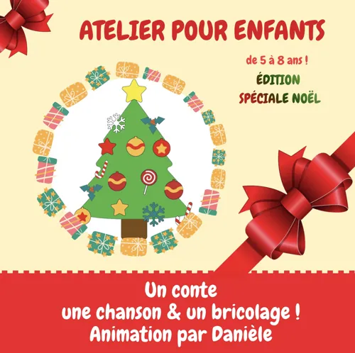 Affiche de Atelier de Noël pour enfants
