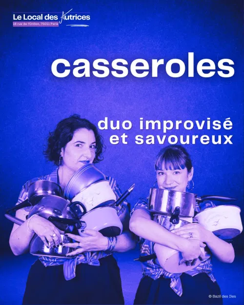 Affiche de Casseroles, duo improvisé et savoureux
