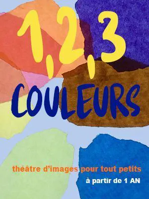 Affiche de 1, 2, 3 couleurs