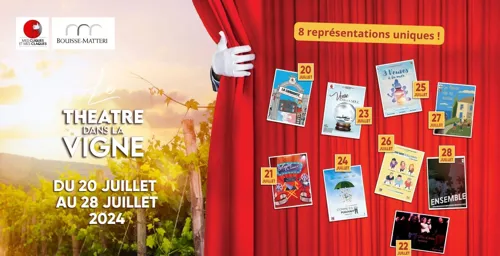 Affiche de Théâtre dans la Vigne