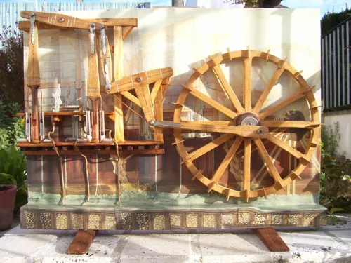 Maquette de la machine de Marly