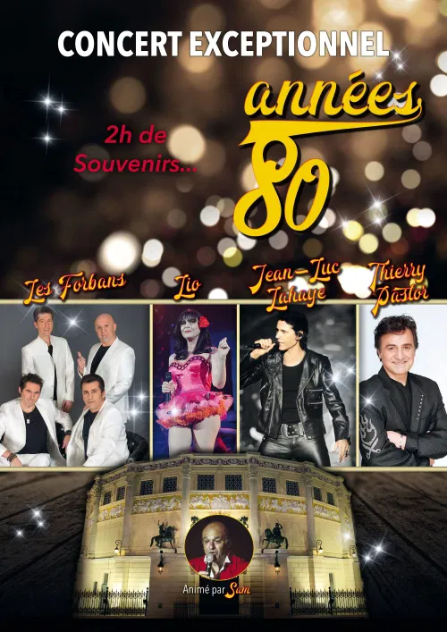 Affiche de Concert années 80