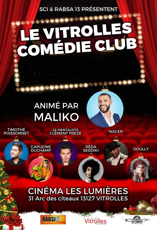 Affiche de Vitrolles comédie club 3