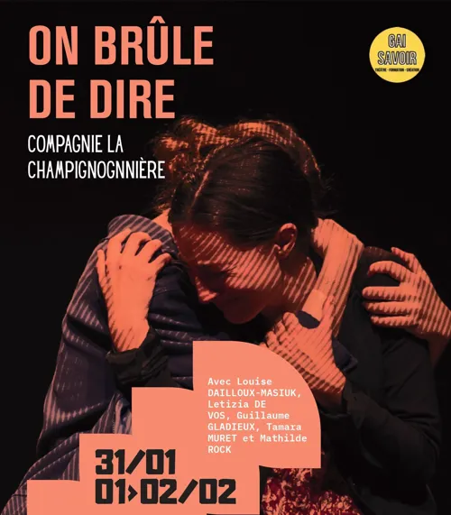 Affiche de On brûle de dire