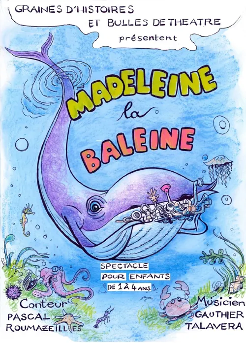 Affiche de Madeleine la baleine