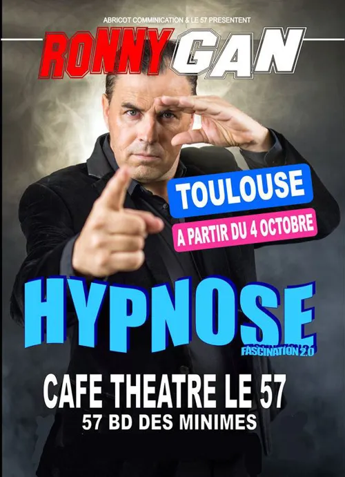 Affiche de Ronny Gan Hypnose dans Fascination | 2.0 Nouveau spectacle