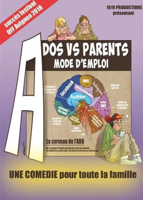 Affiche de Ados vs parents mode d'emploi